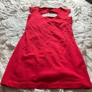 Red Forever21 body con dress